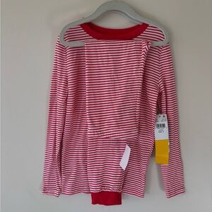 Red and White Striped Pajama Set NWT